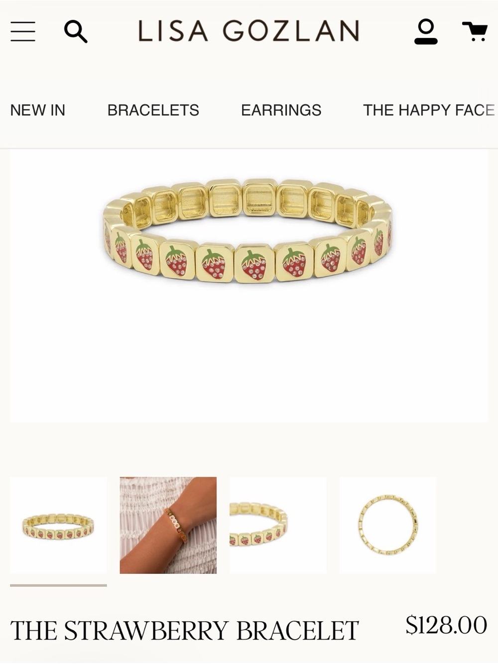 Lisa Gozlan The Strawberry Bracelet